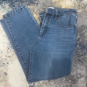 OAT new york straight leg crop jeans